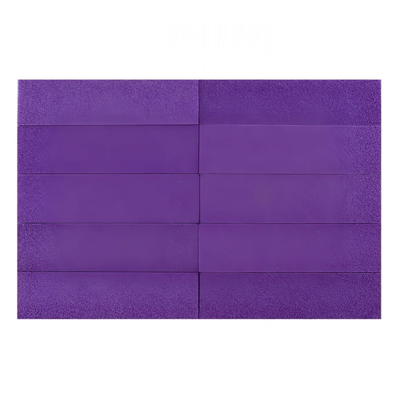 ACDANC 10pcs Four Sided Nail Buffer File Polishing Block Nail Grinding Sanding Sponge Tools Nail Grinding Block for Nail Salon (Purple)