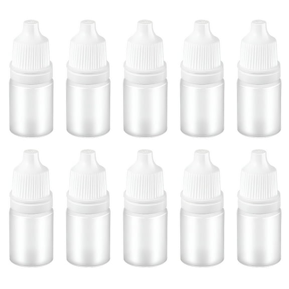 ACDANC Plastic Dropper Bottles for Liquid Storage Travel Size Small Bottles with Squeeze Pieces