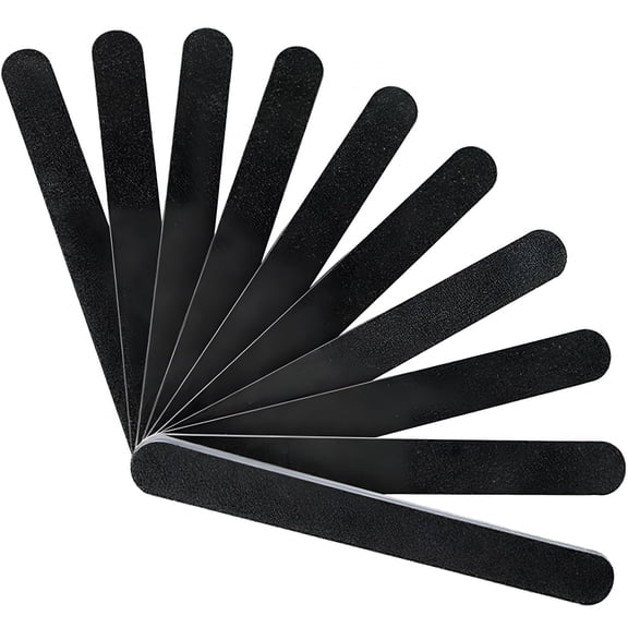 EXLEAF 10 pcs Professional Nail File 180 Grit Double Sided Washable Emery Boards for