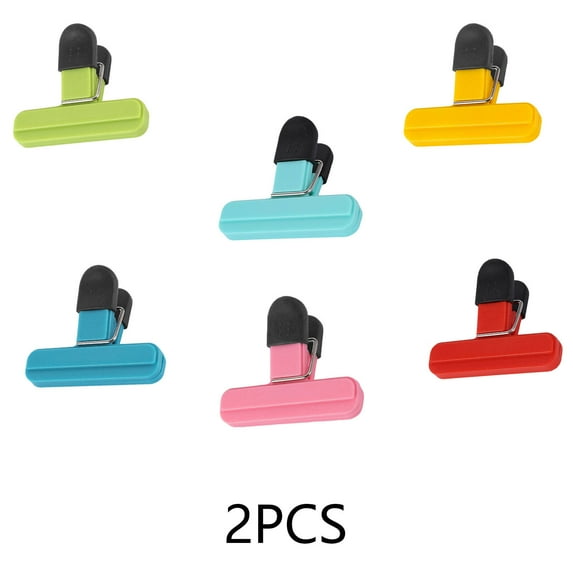 ACDANC 12 Pcs Chip Clips,Moisture Protection Storage Snack Clips,Pp Plastic Anti-Slip Chip Bag Clip,Style7