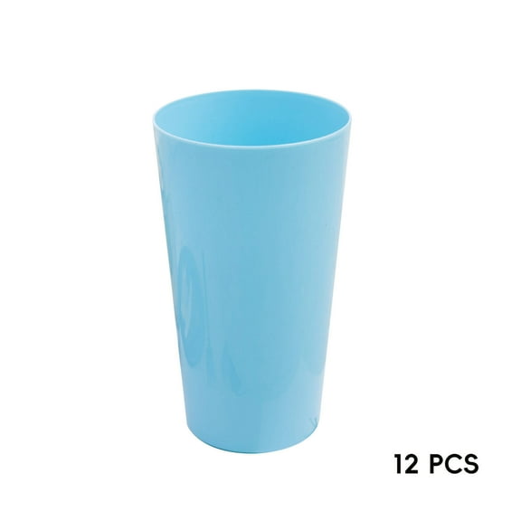ACDANC 12 Pcs Cup No More Wasted Plastic Cups, Thanks to Its Reusable Design. Straw Cup,Blue