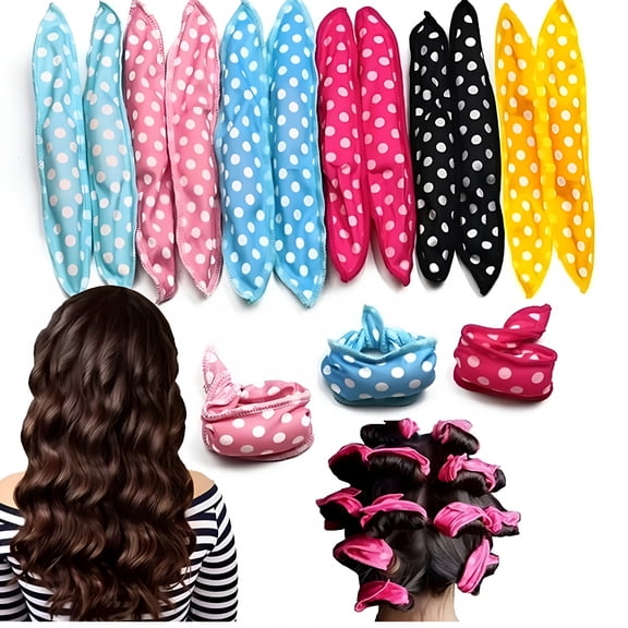 ACDANC 12 Pcs Hair Rollers Magic Night Sleep Foam Hair Curler Rollers DIY Sponge Hair Styling Rollers Tools