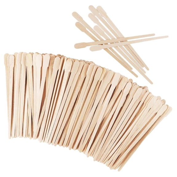 ACDANC 1200 Pcs Wooden Wax Sticks Small Wax Spatulas Applicator Wood Craft Sticks for Body Hair Eyebrow Lip Nose Brow Removal Nose Wax Sticks