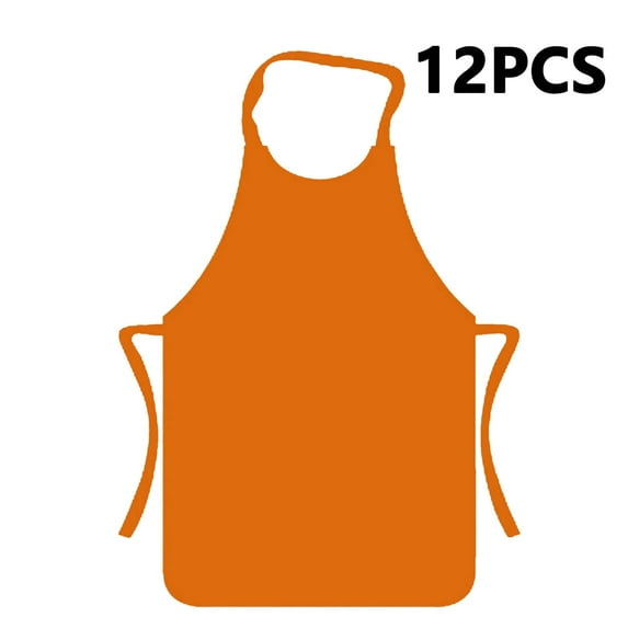 ACDANC 12Pcs Kids Aprons,Eco-Friendly Disposable Apron for Kids,Waterproof Cooking Aprons for Kids,Creative Art and Craft Aprons for Kitchen and Play
