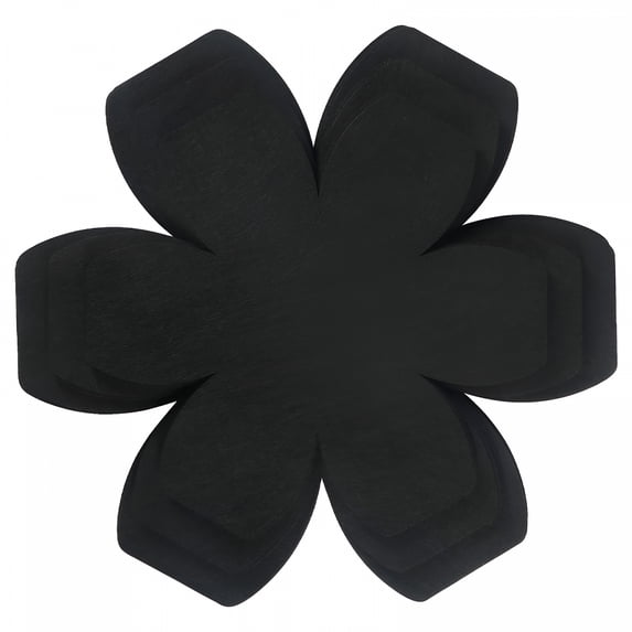 12-Pack Felt Pan Protector Pads - Anti-Scratch Dividers For Stacking Pots & Pans, 3 Sizes, Black