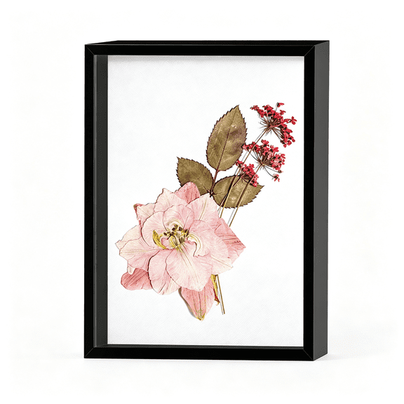 ACDANC 12X16 Large Shadow Box Frame with Linen Background&Metal Push Pins,Plexiglass Front Memory Display Box,Ideal Graduation Shadow Box,Black
