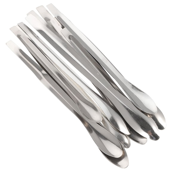ACDANC 12pcs Laboratory Spatula Stainless Steel Spatula Chemistry Sampling For Cap Filler