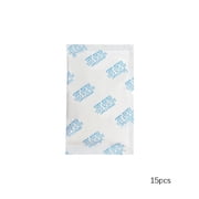 ACDANC 15 Pcs 20 Gram Silica Gel Packs, Transparent Desiccant, Desiccant Packets for Storage, Moisture Packs for Spices Jewelry Shoes Boxes Electronics Storage