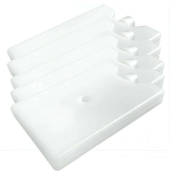 ACDANC 150Ml 12Cm X 7.5Cm Ice Packs Dry Ice Lunchbox Ice Packs Reusable Dry Ice Packs for Coolers(5 Pack)