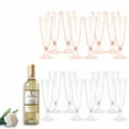 thumbnail image 1 of ACDANC 16Pcs Champagne Flutes Plastic 5 oz Ultra-Clear Finish Cocktail Cups Party Decoration Essential Martini Glasses Plastic Disposable Style1, 1 of 7