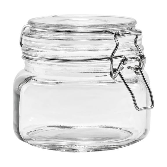 ACDANC 17 Oz Glass Airtight Food Storage Jar Canister with Locking Lid,Pantry Organizer Container for Dry Food,Coffee,Sugar,Spices and Kitchen Storage,Glass Pantry Storage Containers