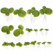 ACDANC 2026 New 18Pcs Aquarium Floating Plants Fish Tank Plants Fake Duckweed Decorations for Freshwater, Saltwater, Betta, Goldfish, Koi