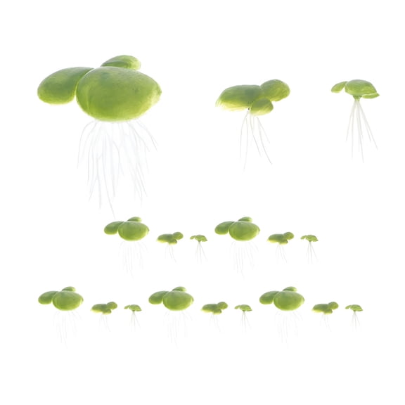 ACDANC 18pcs Aquarium Floating Plants Fish Tank Plants Fake Duckweed Decorations