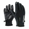 thumbnail image 1 of ACDANC 1Pairs Waterproof Gloves,Soft Padding Fingerless Gloves Men,Winter Protection Workout Gloves Women,XL,Black, 1 of 7