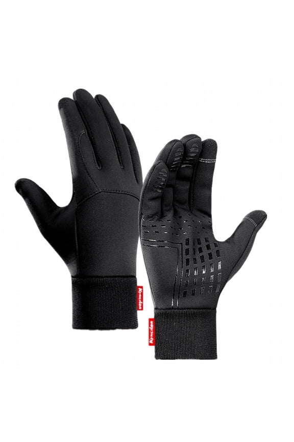 1Pairs Waterproof Gloves,Versatile Gloves Bike Gloves,Soft Palm Fingerless Gloves Men,L,Black