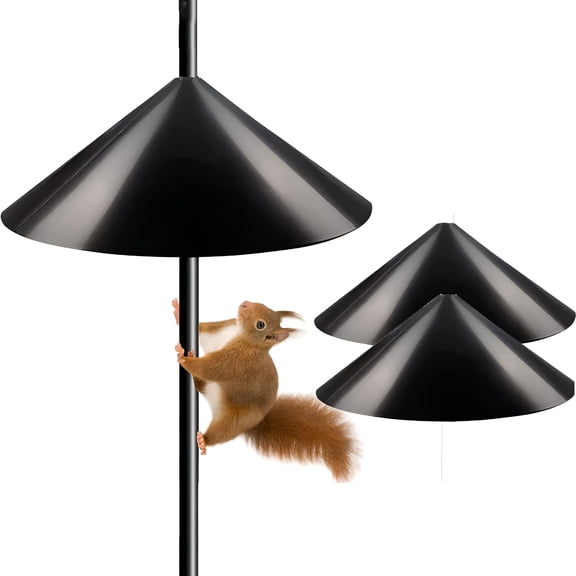 ACDANC 1Pc/2Pcs Squirrel Baffle, Wrap Around Bird House Squirrel Guard Baffle Protect Outside Hang Bird Feeders and Pole Mount from Raccoon Squirrels Rodents