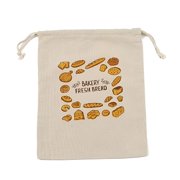 ACDANC 1Pc Linen Bread Bags Reusable Drawstring for Loaf Homemade Artisan Bread Storage