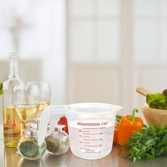 ACDANC 2-Cup Plastic Measuring Cup For Baking and Cooking,Dishwasher,Freezer,Microwave,and Preheated Oven Safe,Essential Kitchen Tools