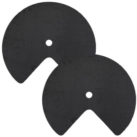 ACDANC 2 PCS Lazy Susan Shelf Liners,31 in Cabinet Liners,Non-Slip PVC Circle Kitchen Liners for Refrigerator Sink Drawer Cupboard Storage