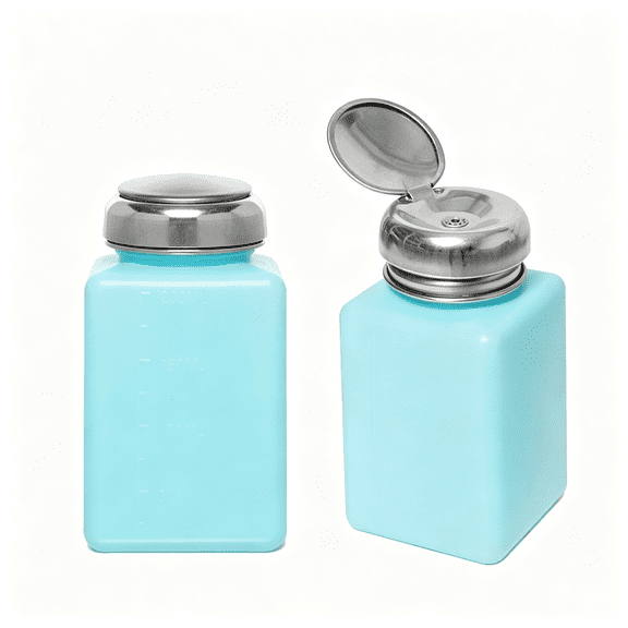 ACDANC 2 Pack 200Ml Push Down Alcohol Dispenser Pump Bottle Methanol Container Alcohol Dispenser Push Down