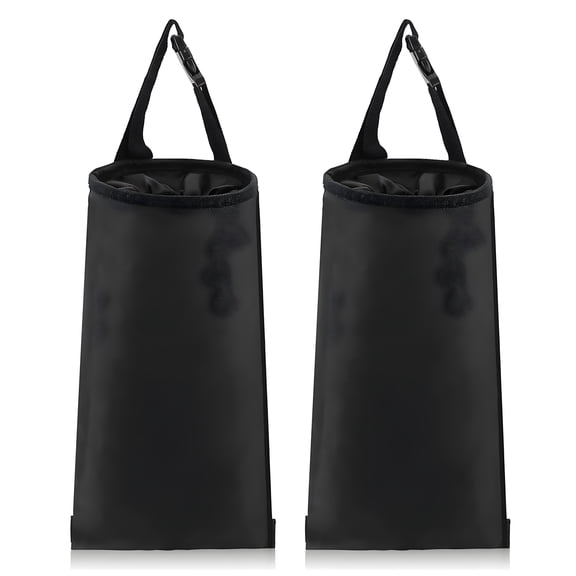 ACDANC 2 Pack Car Trash Bags Car Trash Can Washable Eco Friendly Seat Back Hanging Car Trash Bag Car Garbage Bag for Car, Travelling, Outdoor