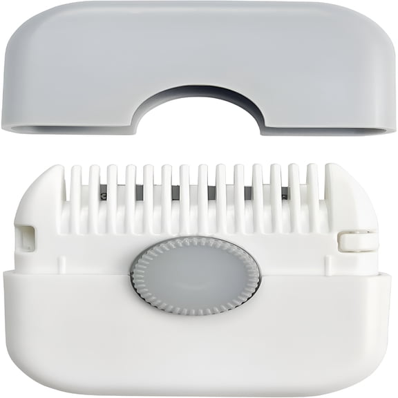 ACDANC 2-Pack Manual Hair Trimmer Comb,Double-Sided Razor and Comb for Women and Girls,Compact and Portable,Gray