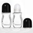thumbnail image 1 of ACDANC 2 Pcs 30Ml Glass Roll on Bottles-Empty Refillable Rollerball Containers for Diy Deodorant,Essential Oils,Perfume&Skincare Making, 1 of 6