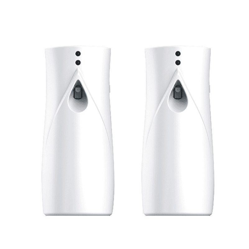 ACDANC 2 Pcs Automatic Spray Holder,Whisper-Quiet Operation Automatic Air Freshener Spray Dispenser,Versatile Mounting Options Air Diffuser,White