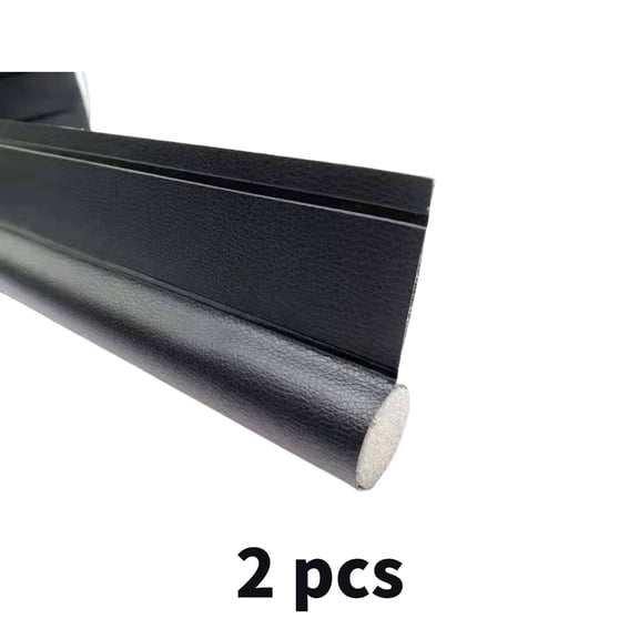 ACDANC 2 Pcs Door Draft Stopper,Block Light Weather Stripping Door Seal,Windblock Draft Stopper,Black