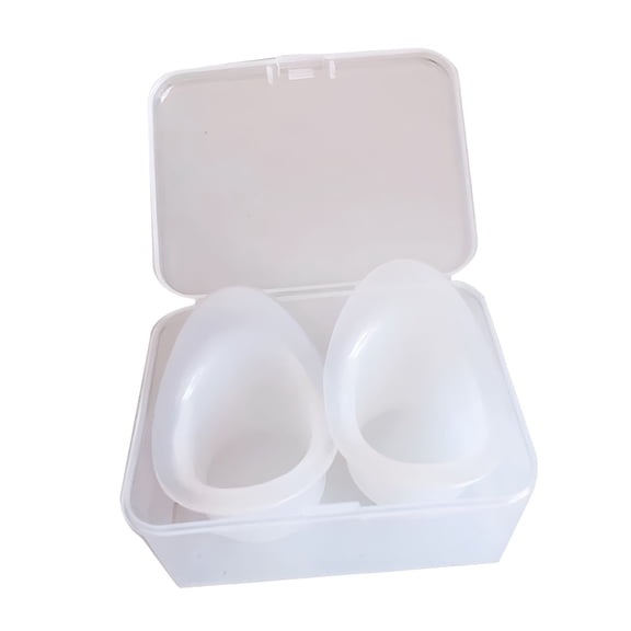 ACDANC 2 Pcs Eye Wash Cups Soft Measuring Cup with Storage Container Portable Eye Rinse
