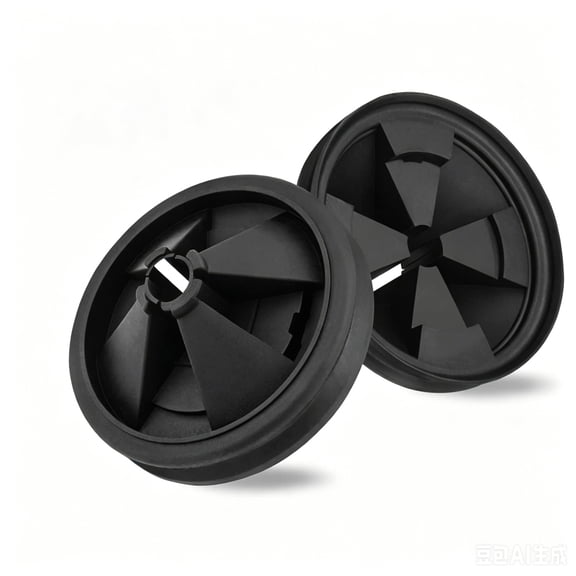 ACDANC 2 Pcs Garbage Disposal Splash Guard Sink Baffle, 3 1/8" Removable Garbage Disposal Rubber Drain Insert, Replacement Waste Food Garbage Disposal Parts for Waste King Whirlaway and GE Models