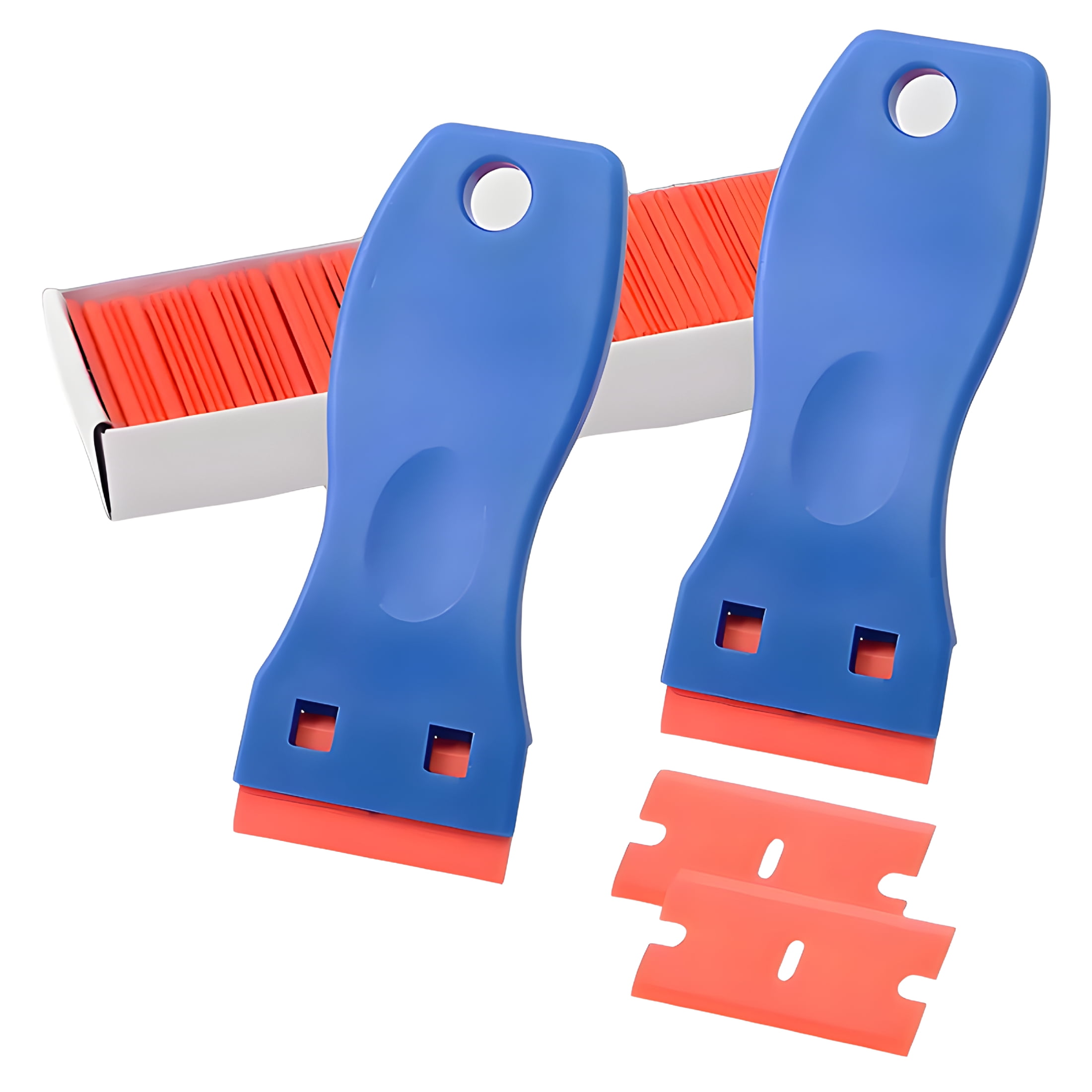 Floor Razor ACDANC 2 Pcs Plastic Razor Blades for Floor Scraper,Plastic Scraper ...