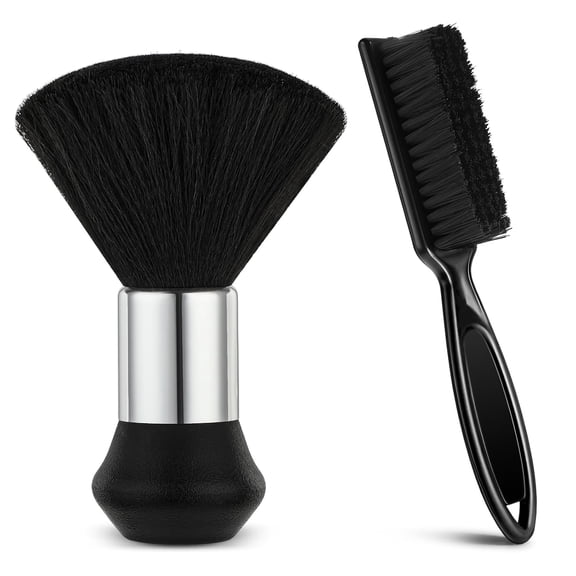 ACDANC 2 Pcs Professional Barber Brush Set,Barber Neck Duster Hair Dusters Soft Neck Duster Brush,Barbers Accessories Cleaning Supplies for Hair Cutting&Styling,Hairs Stylist Tools Salon Supply