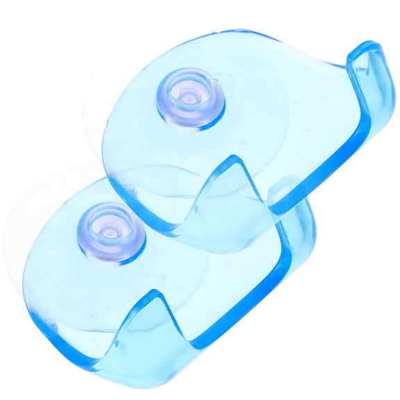 ACDANC 2 Pcs Razor Holder Suction Shaver Hanger Shower Hook Organizer for Bathroom Cup Hooks