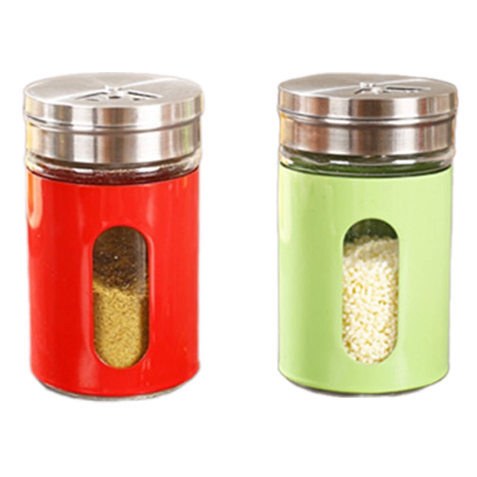 violet check salt & pepper shakers main image 0