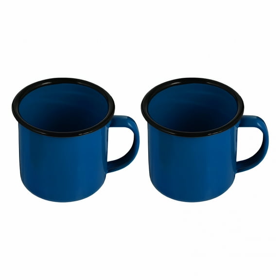 ACDANC 2 Pcs Vintage Shot Glass Espresso Enamel Ware Coffee Mugs Cups Child Travel Iron Espresso Shot Cups