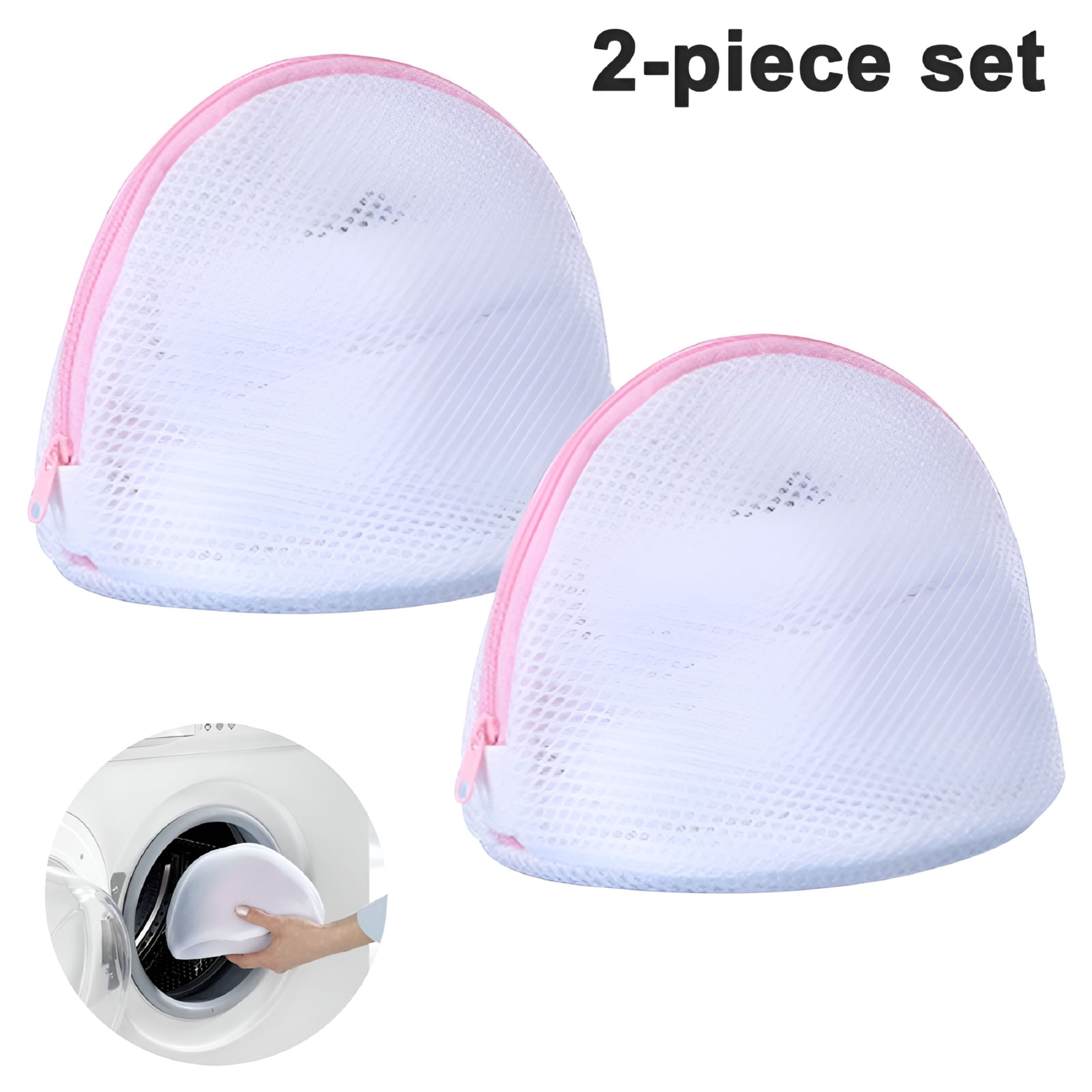 ACDANC 2 Pieces Bra Washing Bag for Laundry with Zipper,Bra Bag for ...