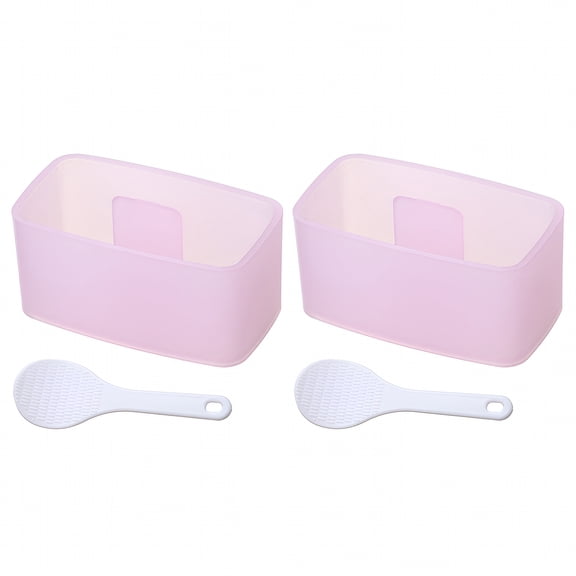 ACDANC 2 Sets Musubi Maker Press Mold Rectangular Sushi Mold DIY Rice Molds