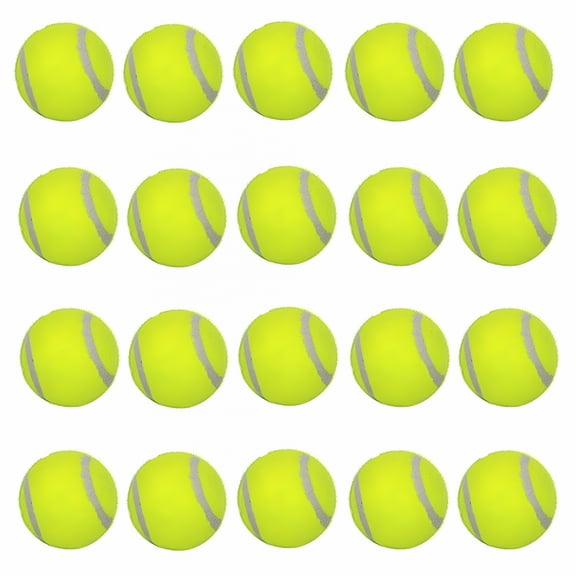 ACDANC 2 inches Tennis Ball Suitable for Small Automatic Ball Thrower Dog Fetching Ball Game, 20 Packs