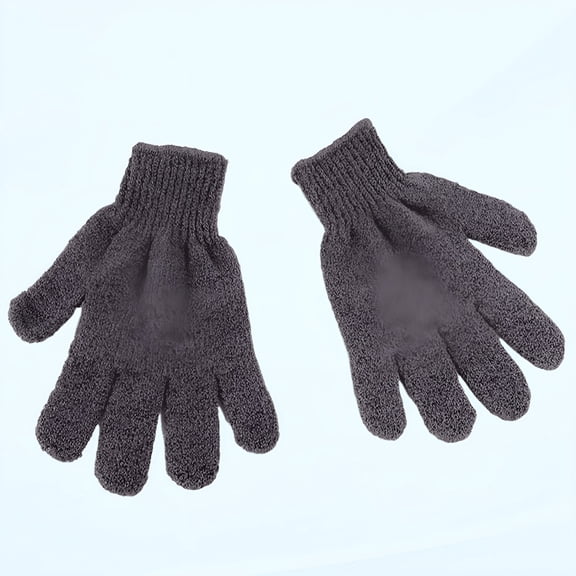 ACDANC 2 x Bamboo Charcoal Exfoliating Gloves Bath Shower Spa Mitt Skin Care Body Scrub