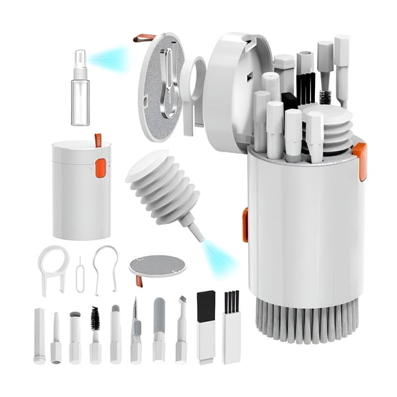 ACDANC 20-in-1 Electronics Cleaning Kit, Phone Charging Port & Keyboard Cleaner Tool Set for Laptop Computer Headphones Camera, Portable Detail Brush for Screen Speaker Crevice Maintenance