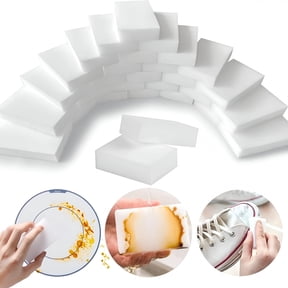 ACDANC 200 Pack Magic Sponge Eraser Sheets,Melamine Sponge Foam,Multi-Functional Household Cleaning Non-Scratch Scrub Sponge Pads for Kitchen,Bathroom,Tub,Sink,Furniture,Car,Walls,Shoes