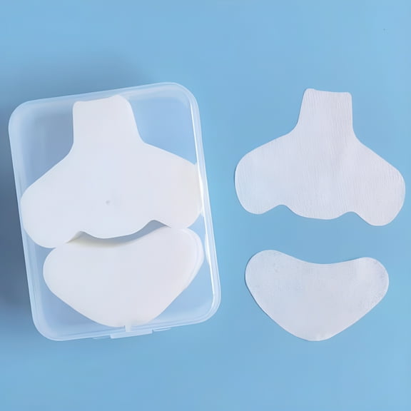 ACDANC 200 Pcs Cotton Pad For Nose And Chin Nose Patches Chin Cleansing Patches Nose Cotton Pad Nose Strip Patch Cleansing Pore Strips