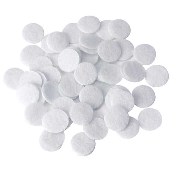 ACDANC 200 Pcs Microdermabrasion Cotton Filters, Replacement 10 Mm Diamond Dermabrasion Filters Facial Vacuum Filters Accesories Sponge Filter for Suction Microdermabrasion Machine White