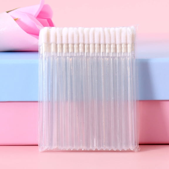 ACDANC 200Pcs Lip Gloss Applicators,Transparent Disposable Lip Brushes,Lipstick Gloss Wands Applicator Perfect Makeup Tool Kits
