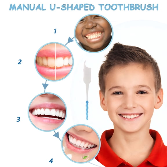 ACDANC 200pcs Box Floss Interdental Brush Stick Toothpick Soft Silicone Double Ended Tooth Picks Oral Care