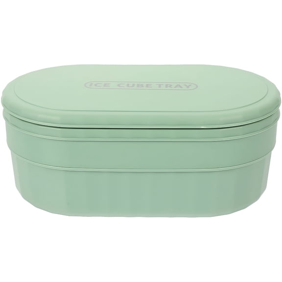 ACDANC 2026 New 1 Set of Lidded Ice Cube Container Refrigerator Ice Holder Dust Proof Ice Box, for Kitchen Storage, Freezer Organization, Ice Preservation, Home Use, Bar Accessories