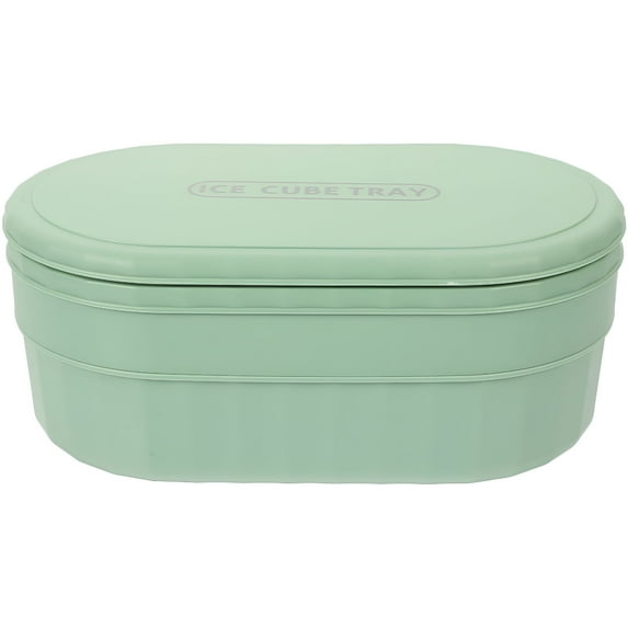 ACDANC 2026 New 1 Set of Lidded Ice Cube Container Refrigerator Ice Holder Dust Proof Ice Box, for Kitchen Storage, Freezer Organization, Ice Preservation, Home Use, Bar Accessories