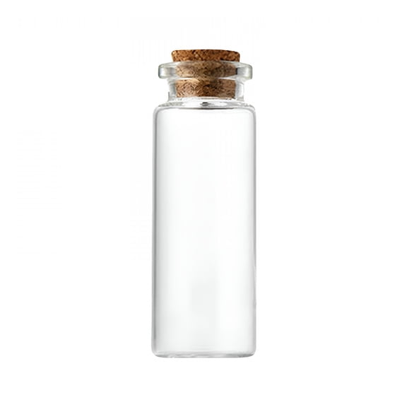 ACDANC 2026 New 10 Ml Small Glass Bottles with Cork,24 Pack Bottles with Twine and Extra Cork Stoppers,Vials with Lids,Tiny Spell Jars,Mini Potion Bottles,Message in A Bottle for Theme Party,Sand
