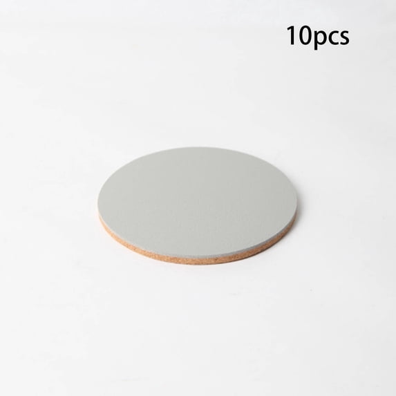 ACDANC 2026 New 10 Pcs Coasters Round Cork Mats Cork Backing Sheets ...